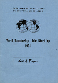 List of Players 1954