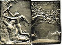 Erinnerungsplakette 1900
