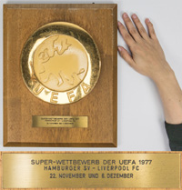 UEFA-Plakette Cup-Final 1977