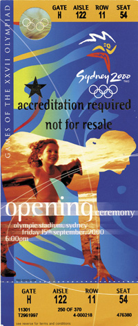 Eintrittskarte OSS2000