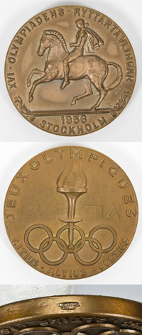 Siegermedaille 1956
