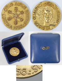 Teilnehmermedaille 1956 Gold