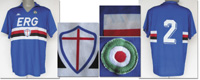 Genua, Sampdoria  - Trikot 1989