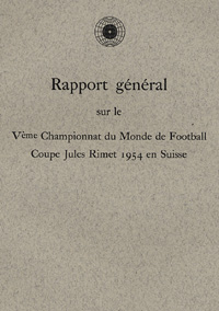 World Cup 1954. Official Report.