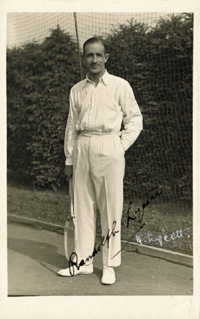 Tennis Wimbeldon Winner 1923 Autograph Postcard